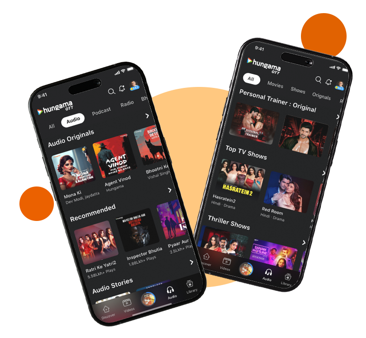 hungama App Mockup