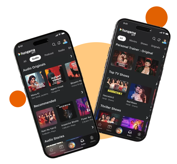 hungama App Mockup