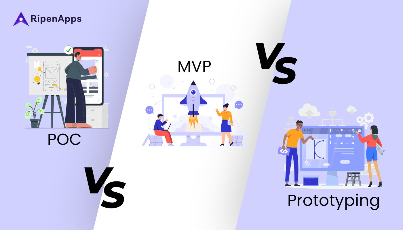 How To Decide Among POC vs MVP vs Prototype For Your Mobile Application