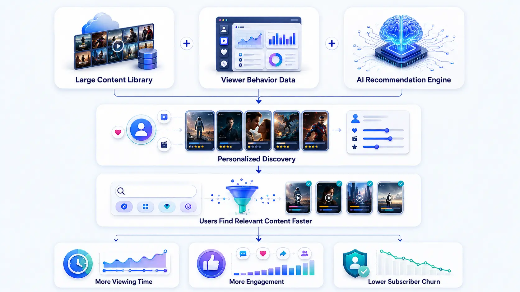 How Netflix's Recommendation Engine Works (Business-Level)