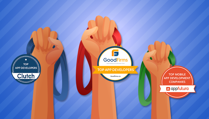 We upheld our brightest presence on GoodFirms', Clutch in the List of Topmost promising mobile app development agency 