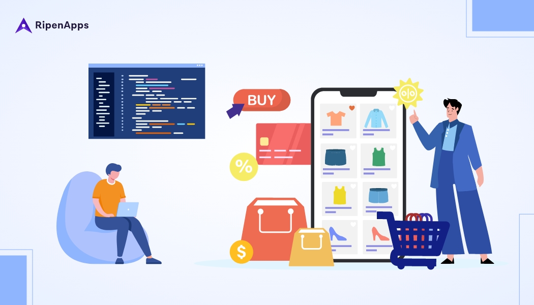 How can entrepreneurs solve problems faced by Retailers through E-commerce app development