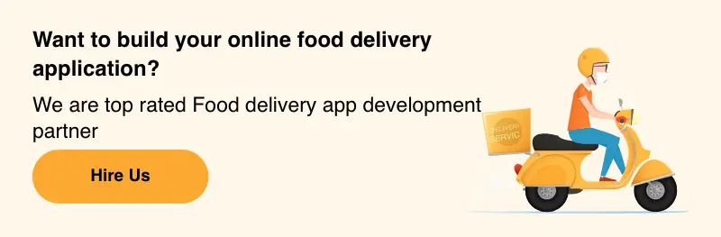 Food delivery app development partner