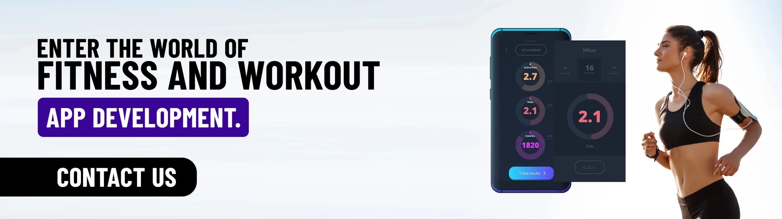 Increase your users with fitness and workout app development.