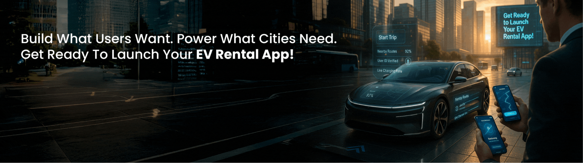 EV Rental App CTA