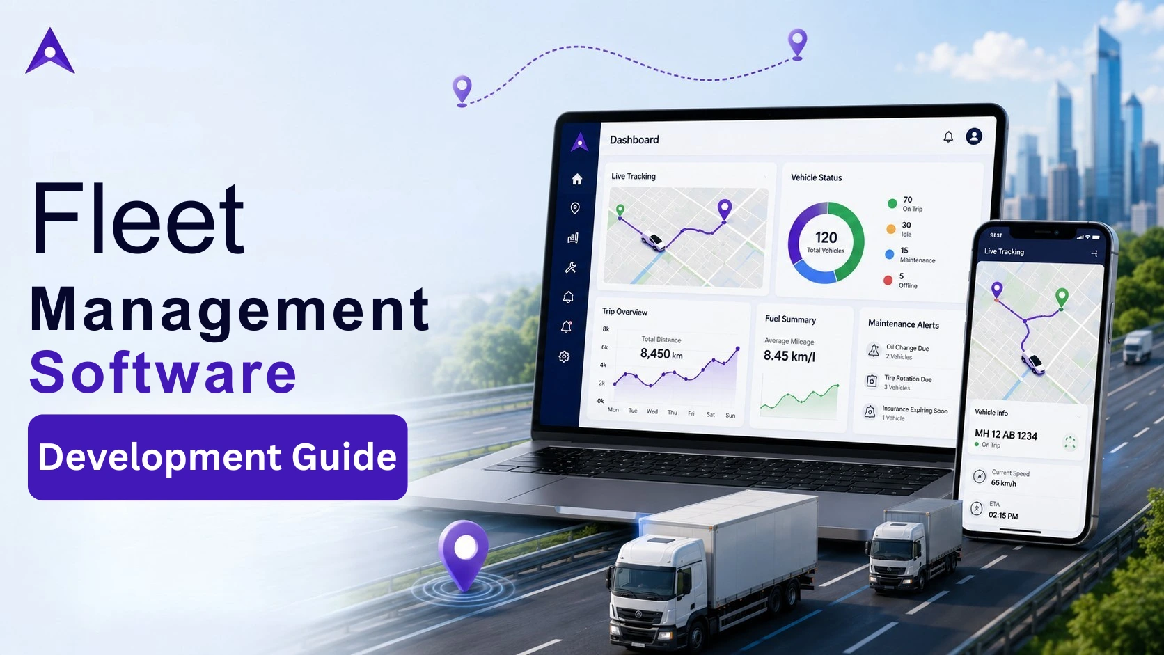 Fleet Management Software Development Guide: Features, Tech Stack & Process