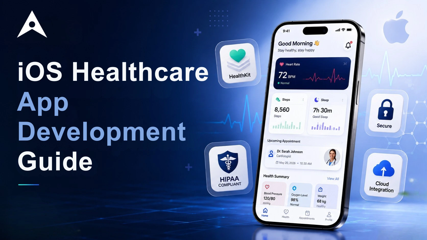 iOS Healthcare App Development Guide: Features, HIPAA Compliance & Cost Breakdown