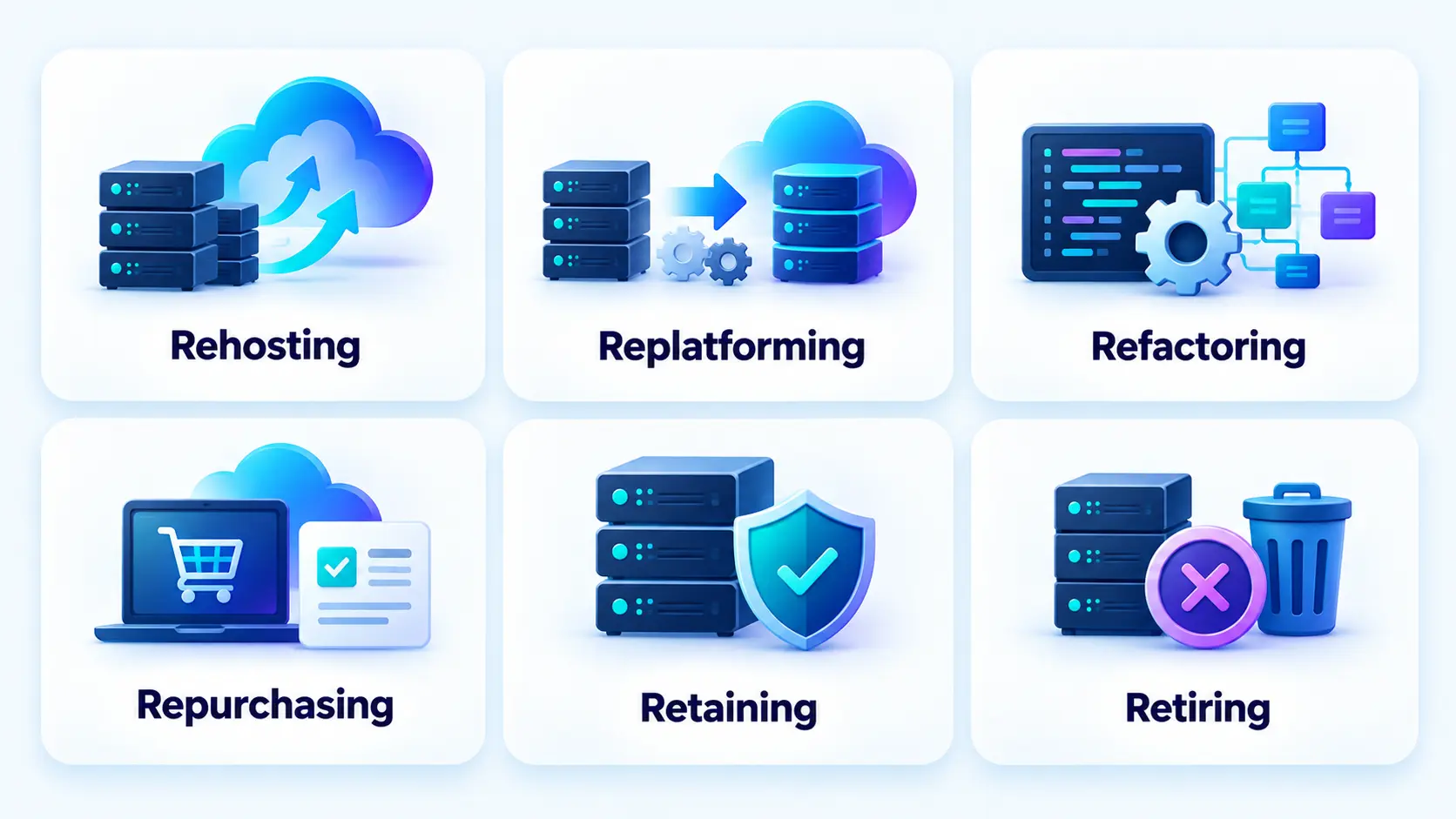 The 6 Rs of Cloud Migration and Modernization