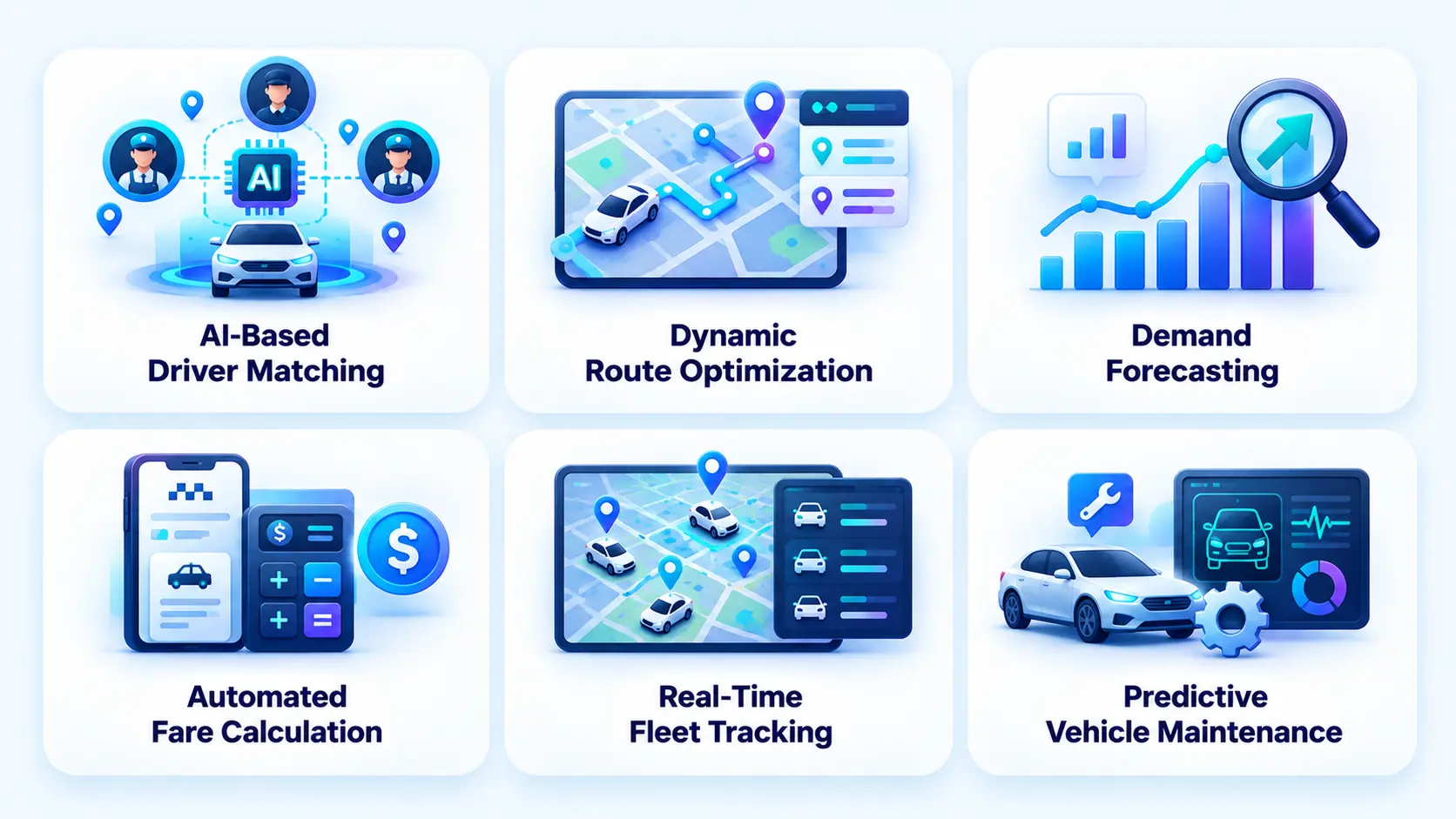 Key Features of AI-Powered Taxi Dispatch Software