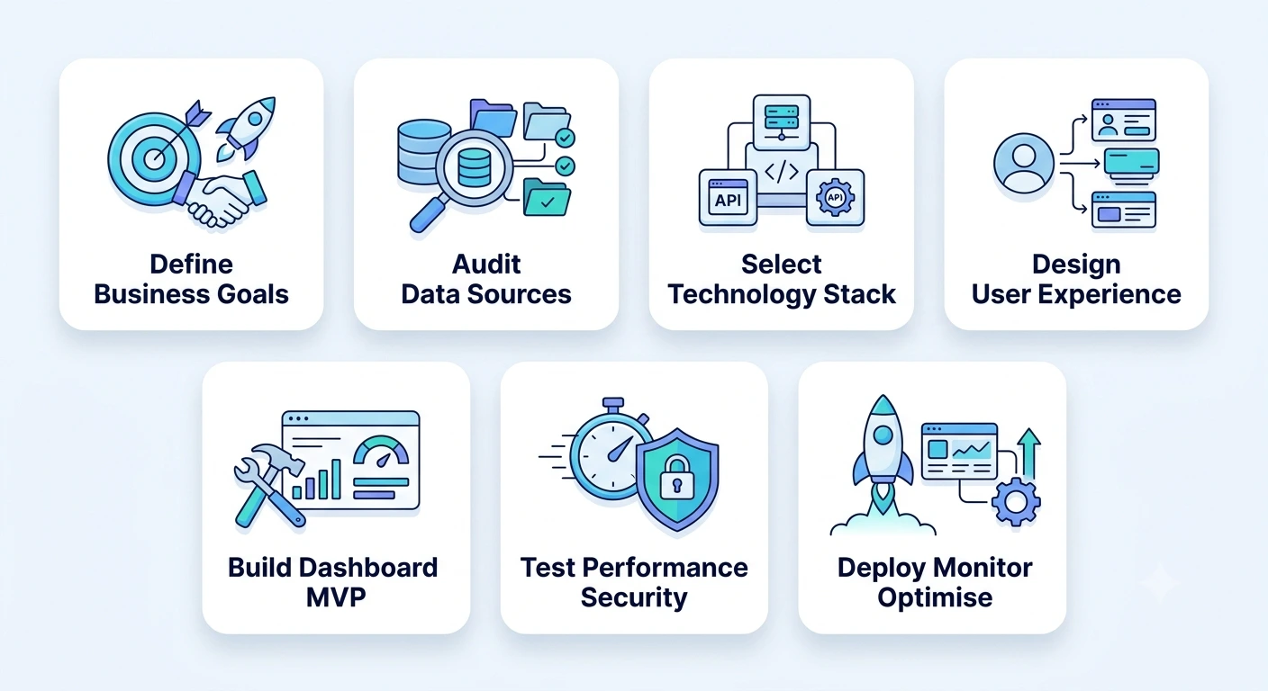 How to Develop a Custom Business Dashboard Step by Step