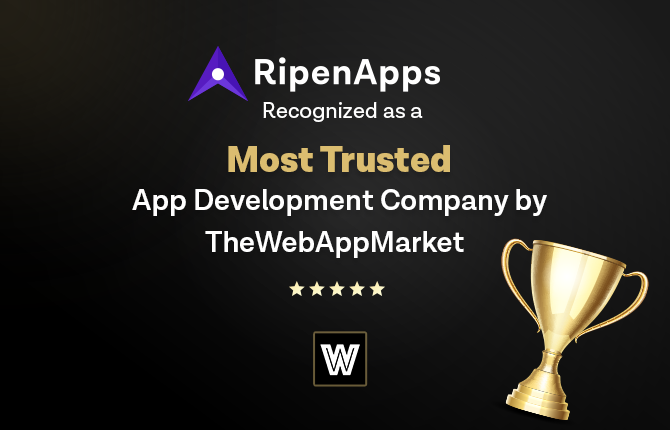 TheWebAppMarket awards Ripen Apps the Most Trusted App Development Company