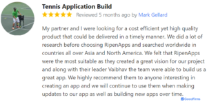 Review: Tennis Appplication(